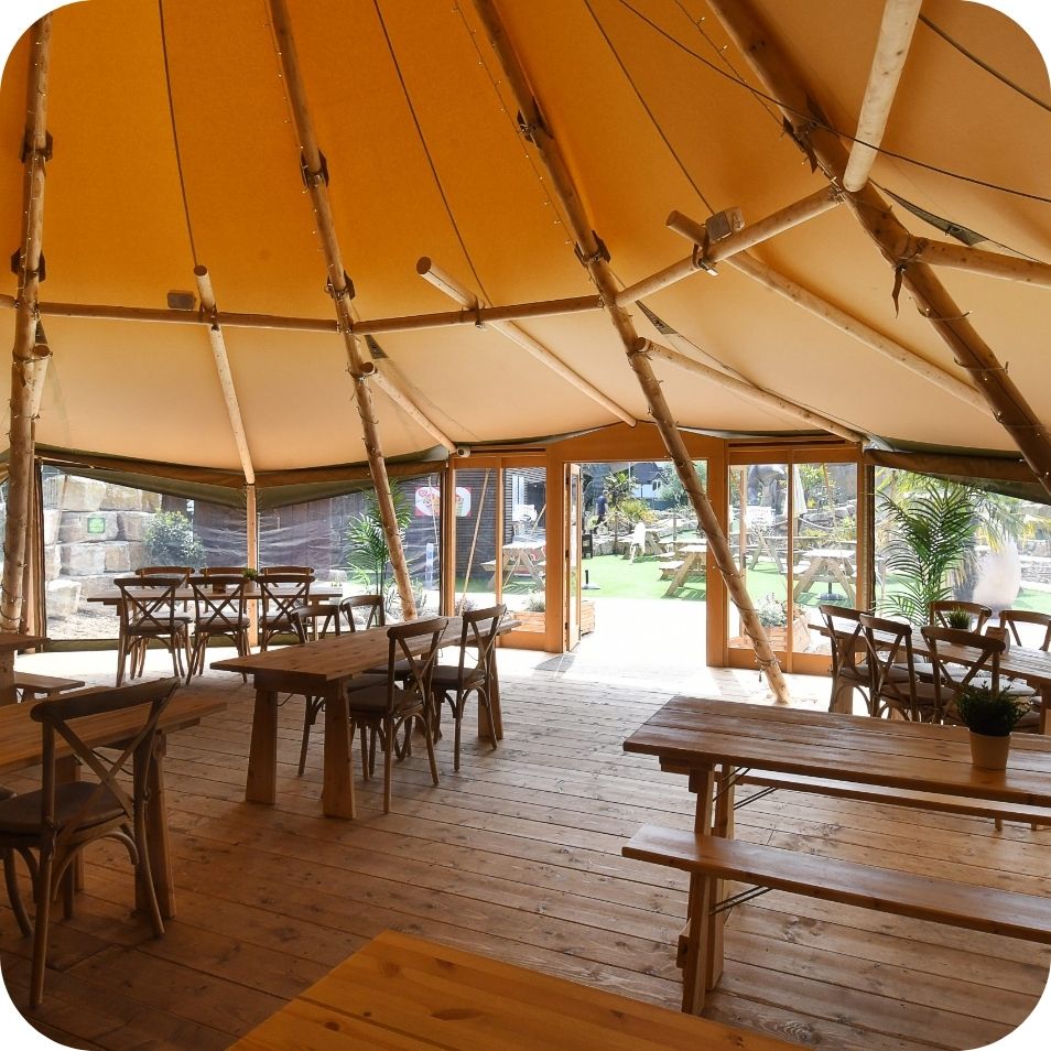 Jurassic Birthday Party Tipi